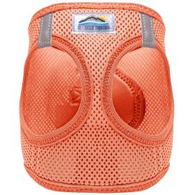 American River Solid Ultra Choke Free Dog Harness (Color: Coral, size: XX-Small)