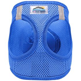 American River Solid Ultra Choke Free Dog Harness (Color: Cobalt Blue, size: 3X-Large)