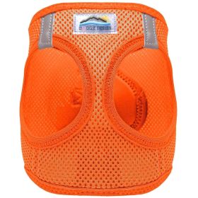 American River Solid Ultra Choke Free Dog Harness (Color: Hunter Orange, size: 2X/3X-Large)
