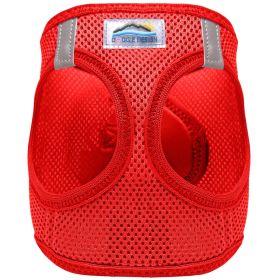 American River Solid Ultra Choke Free Dog Harness (Color: Red, size: X-Large)