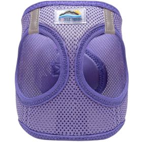 American River Solid Ultra Choke Free Dog Harness (Color: Paisley Purple, size: large)
