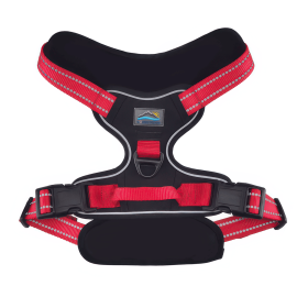 Venture Paw Pull Control Dog Harness (Color: Black Cherry, size: large)
