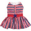 Patriotic Dog Dress with Matching Leash