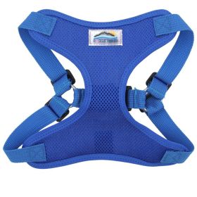 Wrap and Snap Choke Free Dog Harness by Doggie Design (Color: Cobalt Blue, size: small)