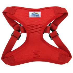 Wrap and Snap Choke Free Dog Harness by Doggie Design (Color: Flame Red, size: small)