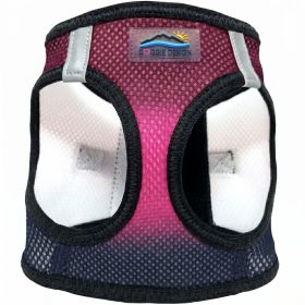 American River Choke Free Dog Harness Ombre Collection (Color: Sunset Pink, size: small)