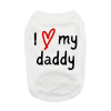 I Love My Daddy Dog Shirt