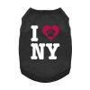 I Love New York Dog Shirt