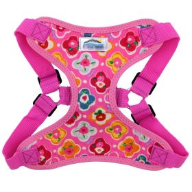 Wrap and Snap Choke Free Dog Harness by Doggie Design (Color: Maui Pink, size: medium)