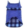 Reversible Fleece Lined Puffer Dog Coat