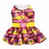 Tropical Sunset Dog Dress with Matching Leash