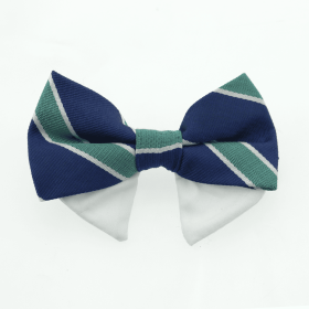 Universal Dog Bow Tie (Color: Navy Blue and Green Stripe, size: Type 1)